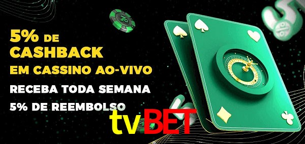 Promoções do cassino ao Vivo tvbet